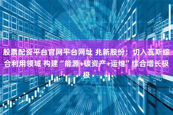 股票配资平台官网平台网址 兆新股份：切入瓦斯综合利用领域 构建“能源+碳资产+运维”综合增长极